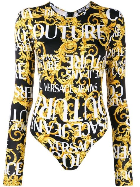 farfetch versace jeans couture|versace jeans couture bodysuit.